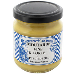 Moutarde Moutarderie du Moulin Fine et forte 200g
