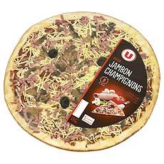 Pizza au jambon et aux champignons U, 475g