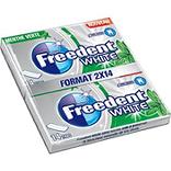 Chewing gum sans sucre menthe verte FREEDENT WHITE tab, 2x14 54g