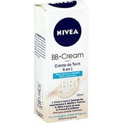 Crème de teint BB cream peaux mixtes à grasses NIVEA, tube de 50ml