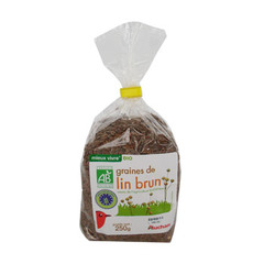 graines de lin brun bio auchan 250g