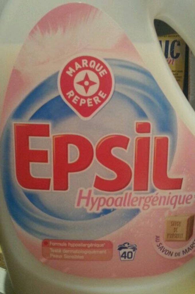 Lessive liquide Epsil Hypoallergenique 3l