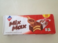 Mix max mini génoises fourrées et enrobées au cacao maigre x10 10x35g