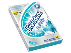 Freedent white multipack 5x10 dragees - menthe douce