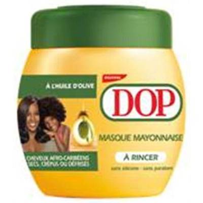Masque capillaire a l'huile d'olive pour cheveux crepus ou defrises DOP, pot de 400ml