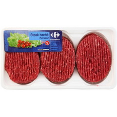 Steaks haches pur boeuf 5% MG
