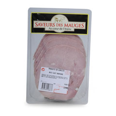 Roti de porc cuit saumure SAVEURS DES MAUGES, 4 tranches, 140g