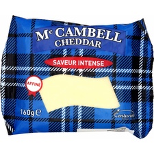 Fromage Cheddar mature Mc Cambell, saveur intense