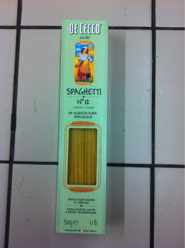 Pâtes Spaghetti De Cecco Bio - 500g