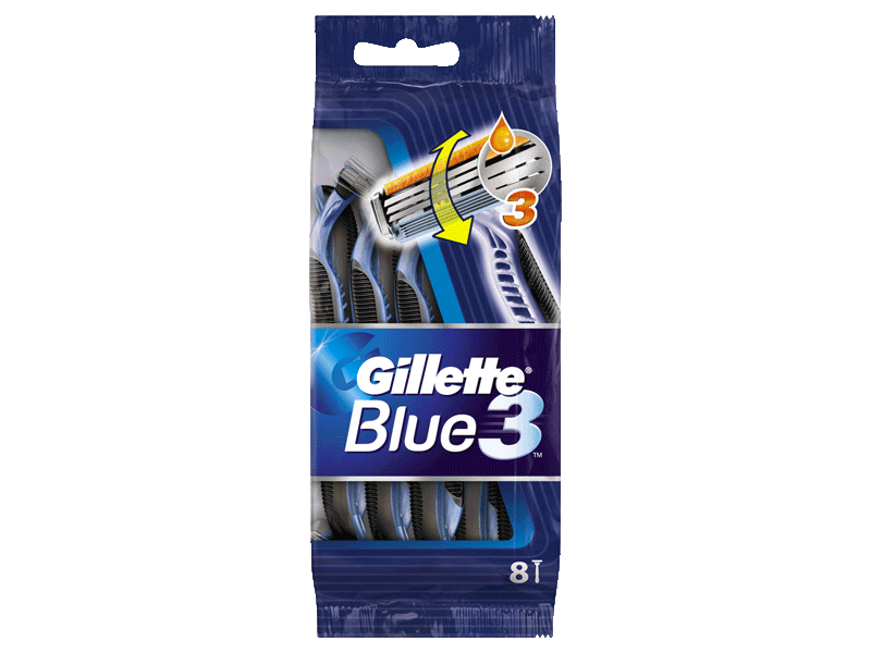 Gillette rasoirs jetables blue 3 x8