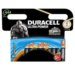 Duracell - Ultra Power - 12 Piles Alcalines type AAA (LR03)