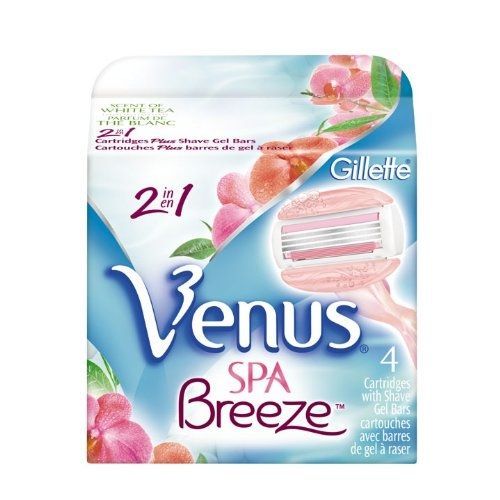 Gillette Vénus - Recharges 2en1 Breeze Spa le paquet de 4