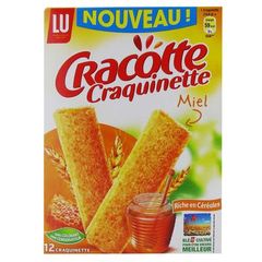 Craquinette - Biscottes fourrees au miel