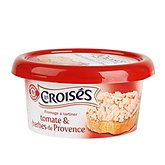 Fromage à tartiner Les Croisés Tomates/herbes - 24% MG 150g