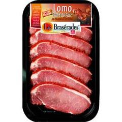 Filet de porc au piment d'Espelette Lomo LES BRASERADES, 8 pieces, 300g