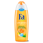 Gel douche vitamin & power parfum melon/miel FA, flacon de 250ml