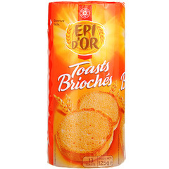 Toasts Brioches Epi D'Or x13 125g