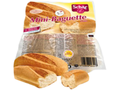 Mini baguettes sans gluten précuites SCHAR, 2x75g