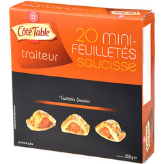 Mini Feuilletes Cote Table Saucisse 20x 350g