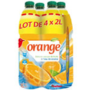 Auchan boisson goût orange 4x2l