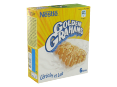 Barres de cereales au lait GOLDEN GRAHAMS, 6x25g