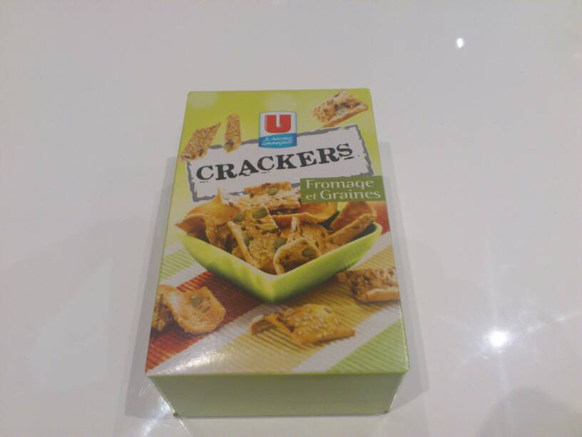 Biscuits Crackers fromage et graines U 65G