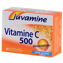 Vitamine C 500 JUVAMINE, comprimes effervescents