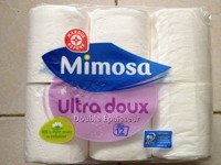 Papier toilette Mimosa Blanc x12