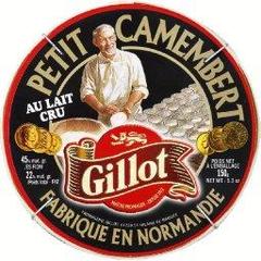 Petit camenbert lait cru 22%mg Gillot Noir 150g