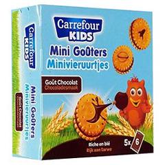 Biscuits mini goûters fourrés chocolat Carrefour Kids