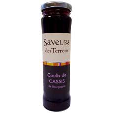 Coulis de cassis de Bourgogne SAVEURS DES TERROIRS, 210g