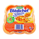 bledichef ratatouille, boulghour et poulet bledina 260g