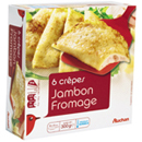 Auchan crêpe jambon fromage x6 -300g