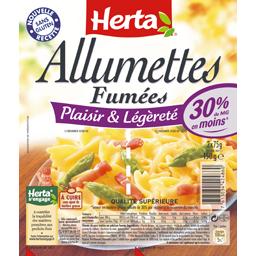 Herta, Allumettes fumees Plaisir & Legerete sans gluten, les 2 barquettes de 75 g