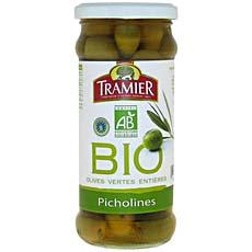 Olives vertes Picholines bio TRAMIER, 190g