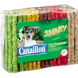 Canaillou, Snaky - Friandises 9-10 mm pour chiens, le paquet de 100 - 800 gr