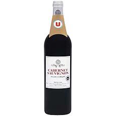 Vin rouge de pays d'Oc Cabernet Sauvignon U, 75cl