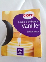 Cora bougie d'ambiance parfum vanille