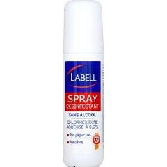 Labell, Spray desinfectant sans alcool, le flacon de 100ml