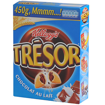 Cereales TRESOR chocolat au lait, 450g