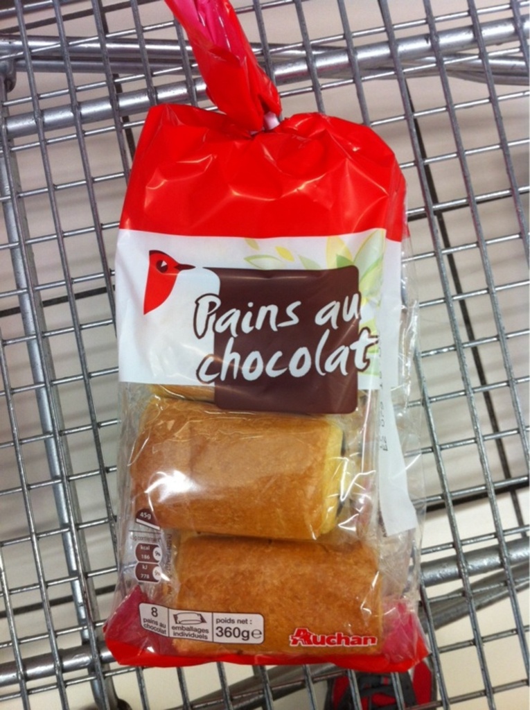 Auchan pain au chocolat x8 -360g