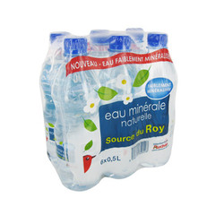 Auchan eau minérale naturelle 6x50cl