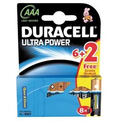 Duracell Ultra Power - Piles alcaline LR03/AAA/1,5 V les 8 piles