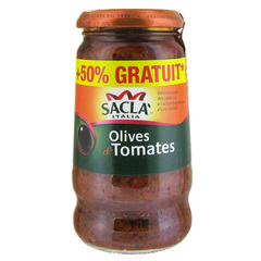 Olives Tomates ! Assaisonnee de capres et basilic, cette sauce restitue la saveur des olives vertes et noires. Presentes en fort pourcentage, elles nous donnent un peu de tradition mediterraneenne.