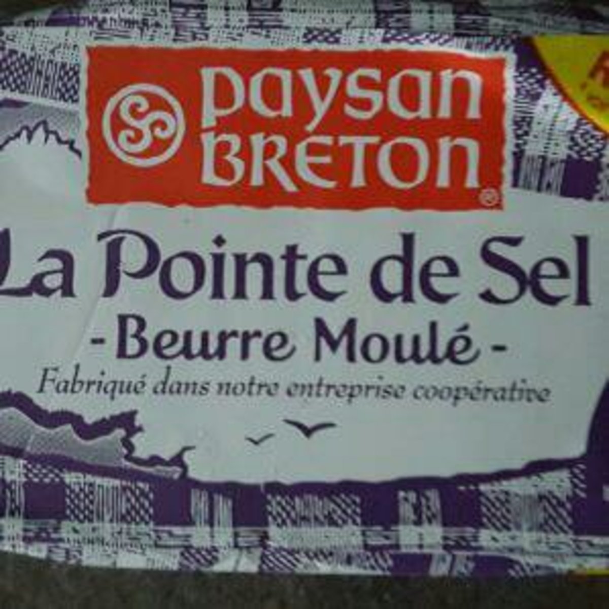 Beurre moulé pointe de sel PAYSAN BRETON, 250g