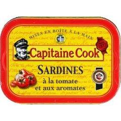 Sardines a la tomate et au pistou, la boite de 115g