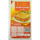 Auchan croque monsieur double fromage x2 -240g