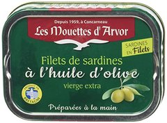 Mouettes d'Arvor filets de sardines à l'huile d'olive 100g