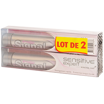 Dentifrice Signal Sensitive experience 2x75ml