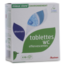Auchan environnement nettoyant wc tablettes x10